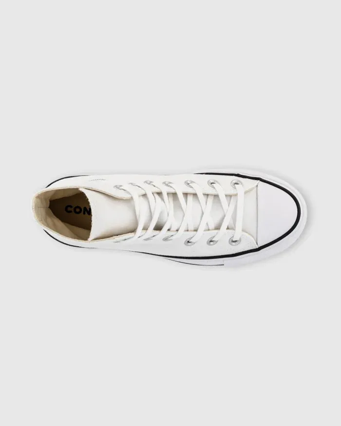 - CONVERSE Women Chuck Taylor Lift Canvas Hi White - (560846) - WWH - R1L7