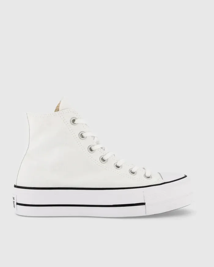 - CONVERSE Women Chuck Taylor Lift Canvas Hi White - (560846) - WWH - R1L7