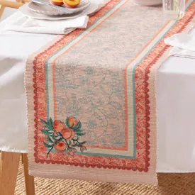 Anemone Peaches Indoor/Outdoor Table Runner Multicolour