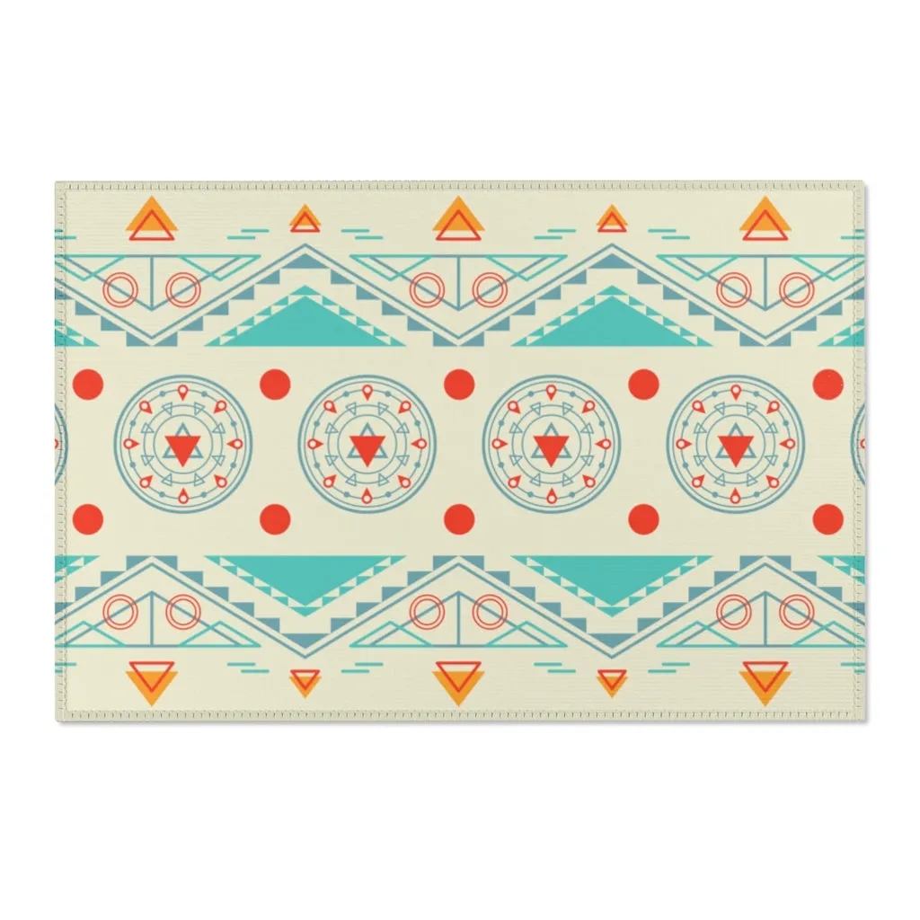 Area Accent Rugs, Rustic Lightweight Rug