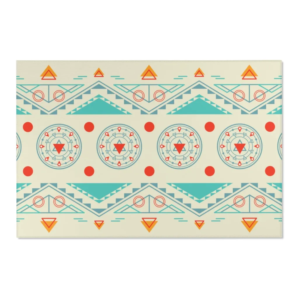 Area Accent Rugs, Rustic Lightweight Rug