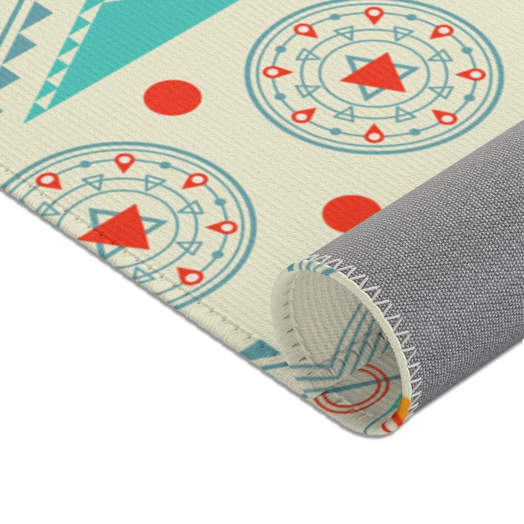 Area Accent Rugs, Rustic Lightweight Rug