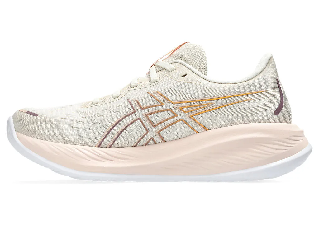 Asics Gel Cumulus 26 (B Width) - Oatmeal/Dusty Mauve (Womens)