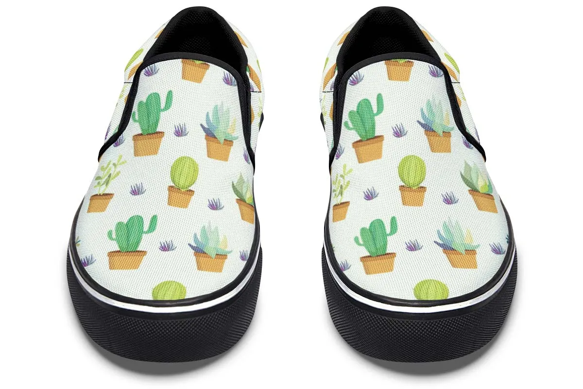 Cactus Party Slip-On Shoes