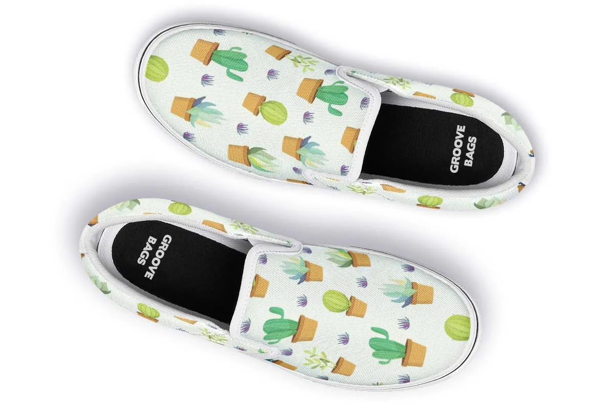 Cactus Party Slip-On Shoes