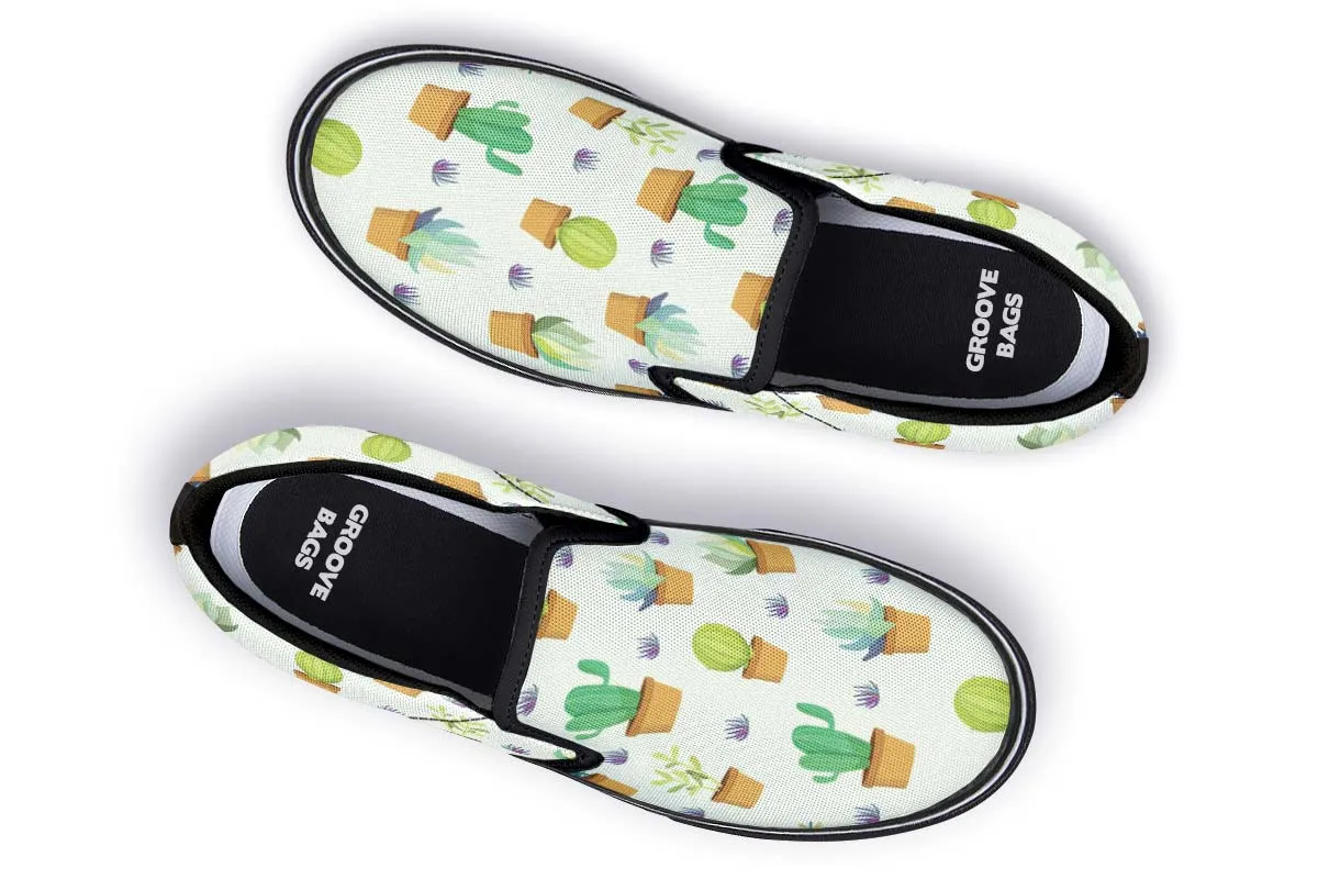 Cactus Party Slip-On Shoes