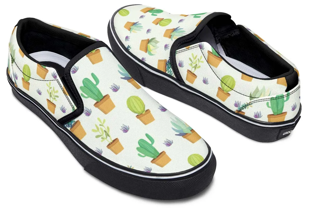 Cactus Party Slip-On Shoes