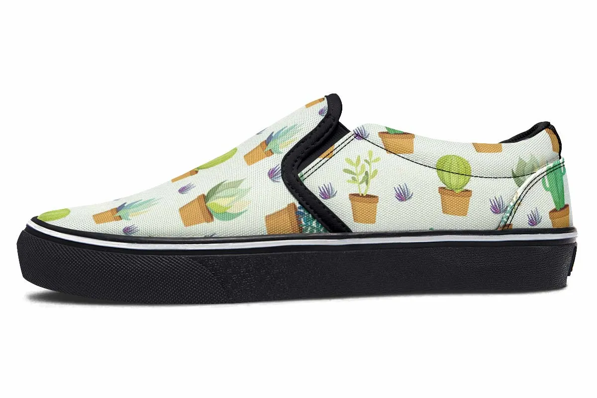 Cactus Party Slip-On Shoes