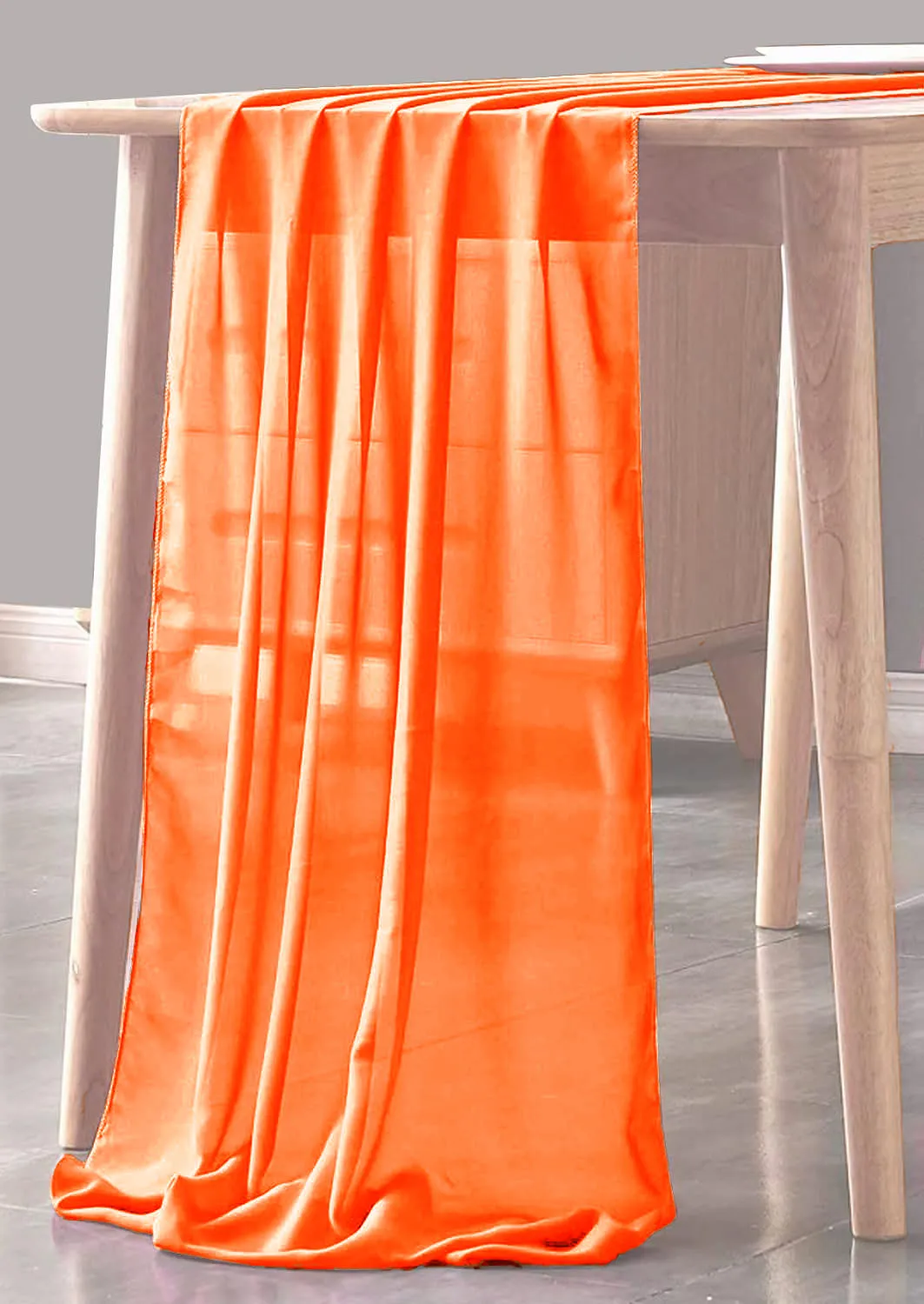 CHIFFON SHEER TABLE RUNNER (18" inches x 120" inches)