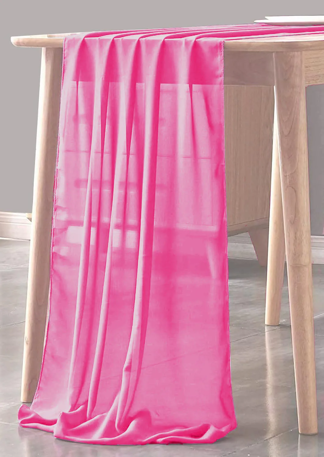 CHIFFON SHEER TABLE RUNNER (18" inches x 180" inches)