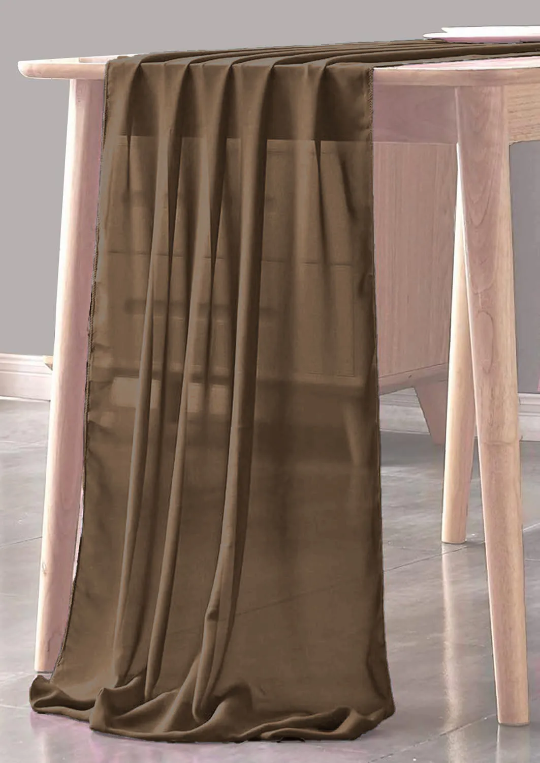 CHIFFON SHEER TABLE RUNNER (18" inches x 180" inches)