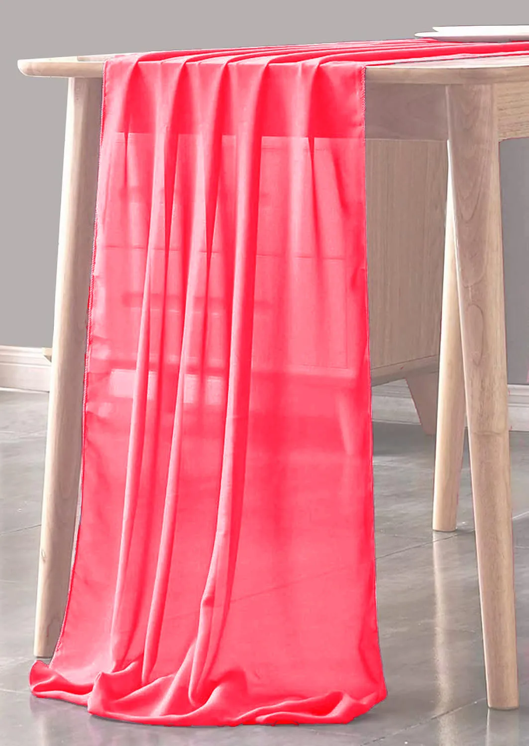 CHIFFON SHEER TABLE RUNNER (18" inches x 180" inches)