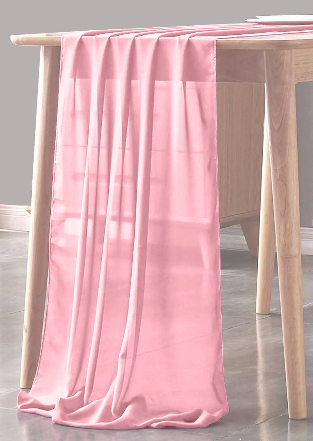 CHIFFON SHEER TABLE RUNNER (18" inches x 180" inches)