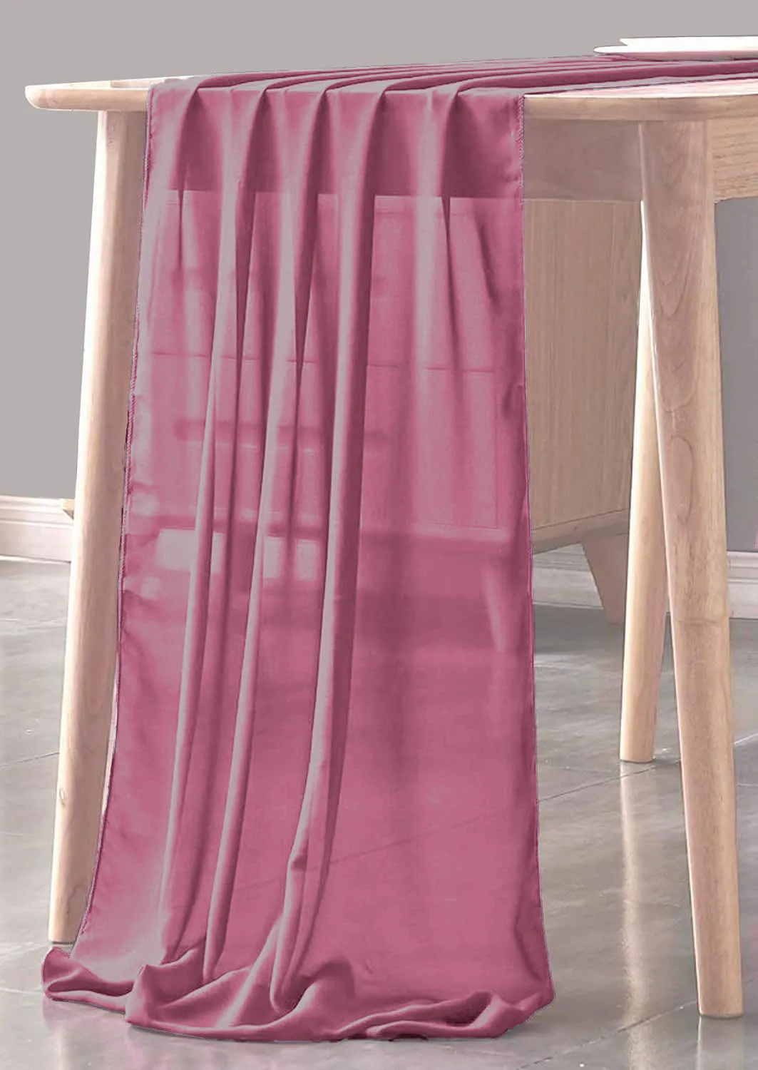 CHIFFON SHEER TABLE RUNNER (18" inches x 180" inches)