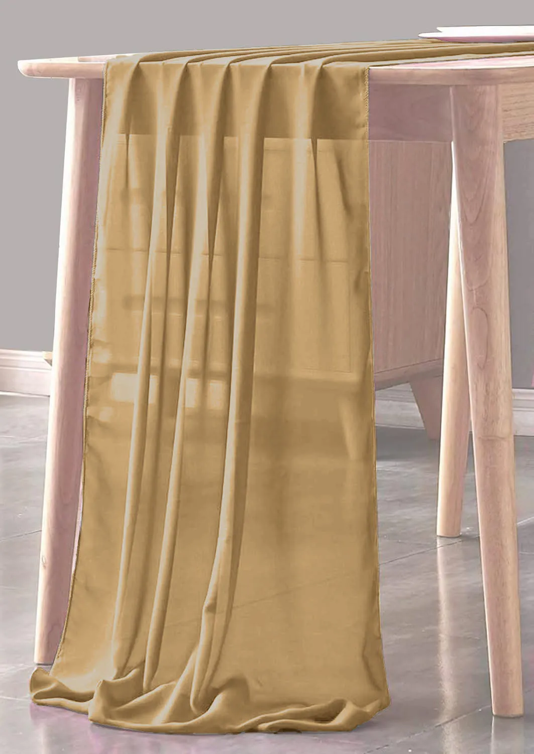 CHIFFON SHEER TABLE RUNNER (18" inches x 180" inches)