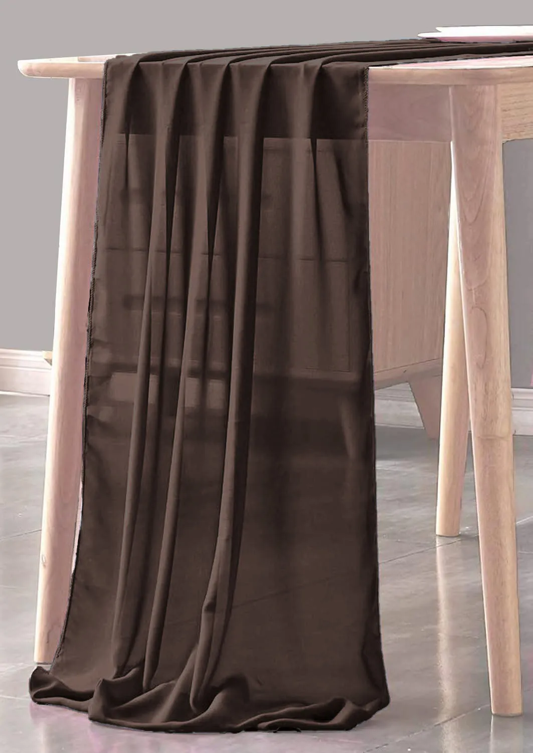 CHIFFON SHEER TABLE RUNNER (18" inches x 180" inches)