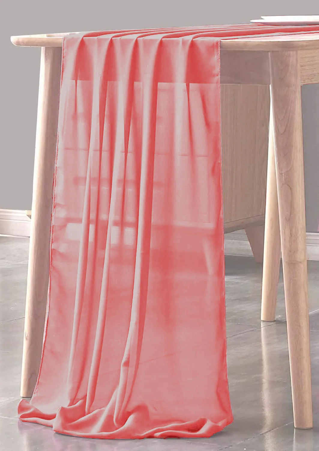 CHIFFON SHEER TABLE RUNNER (18" inches x 180" inches)