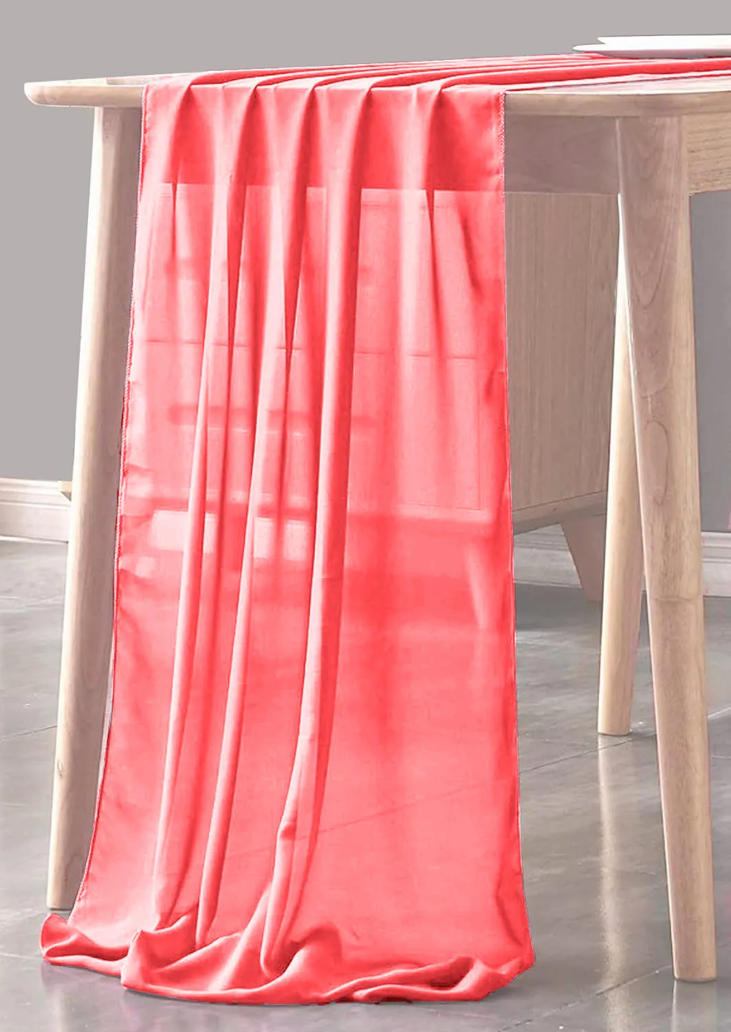 CHIFFON SHEER TABLE RUNNER (18" inches x 180" inches)