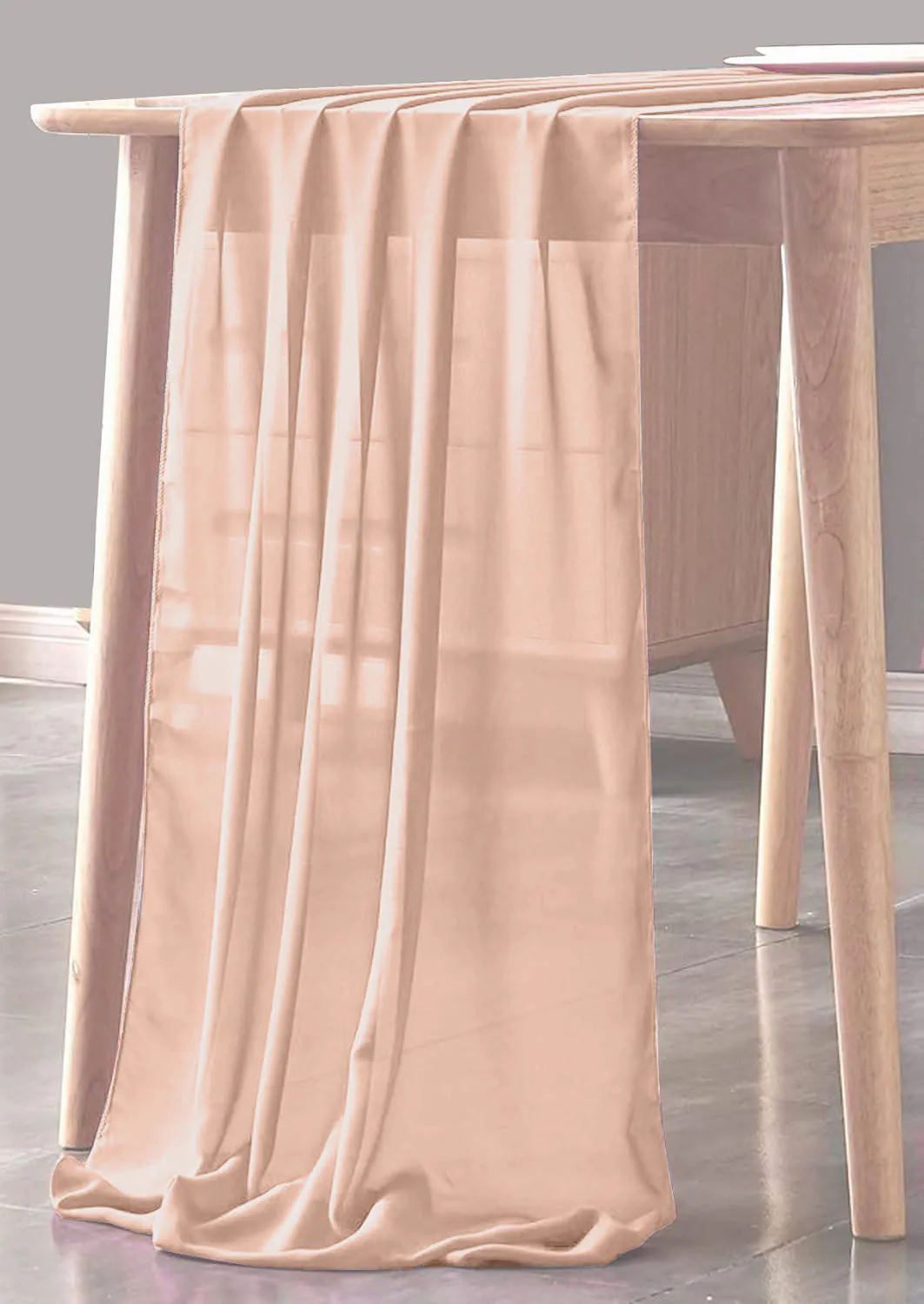 CHIFFON SHEER TABLE RUNNER (18" inches x 180" inches)