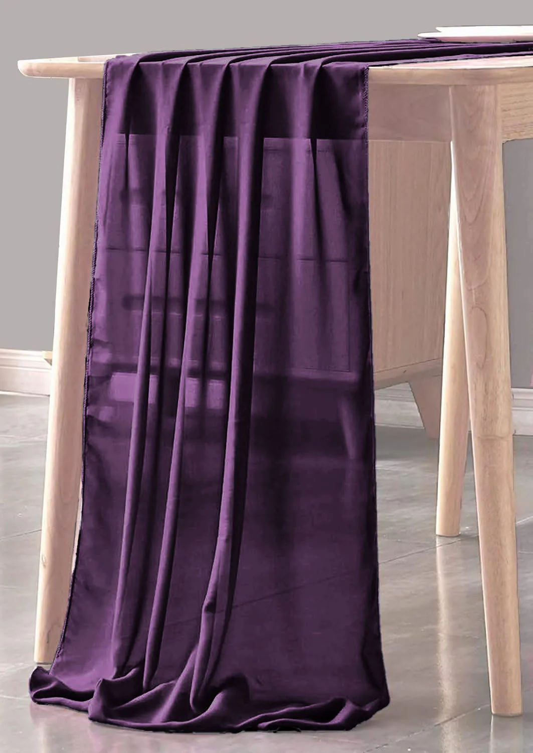 CHIFFON SHEER TABLE RUNNER (18" inches x 180" inches)