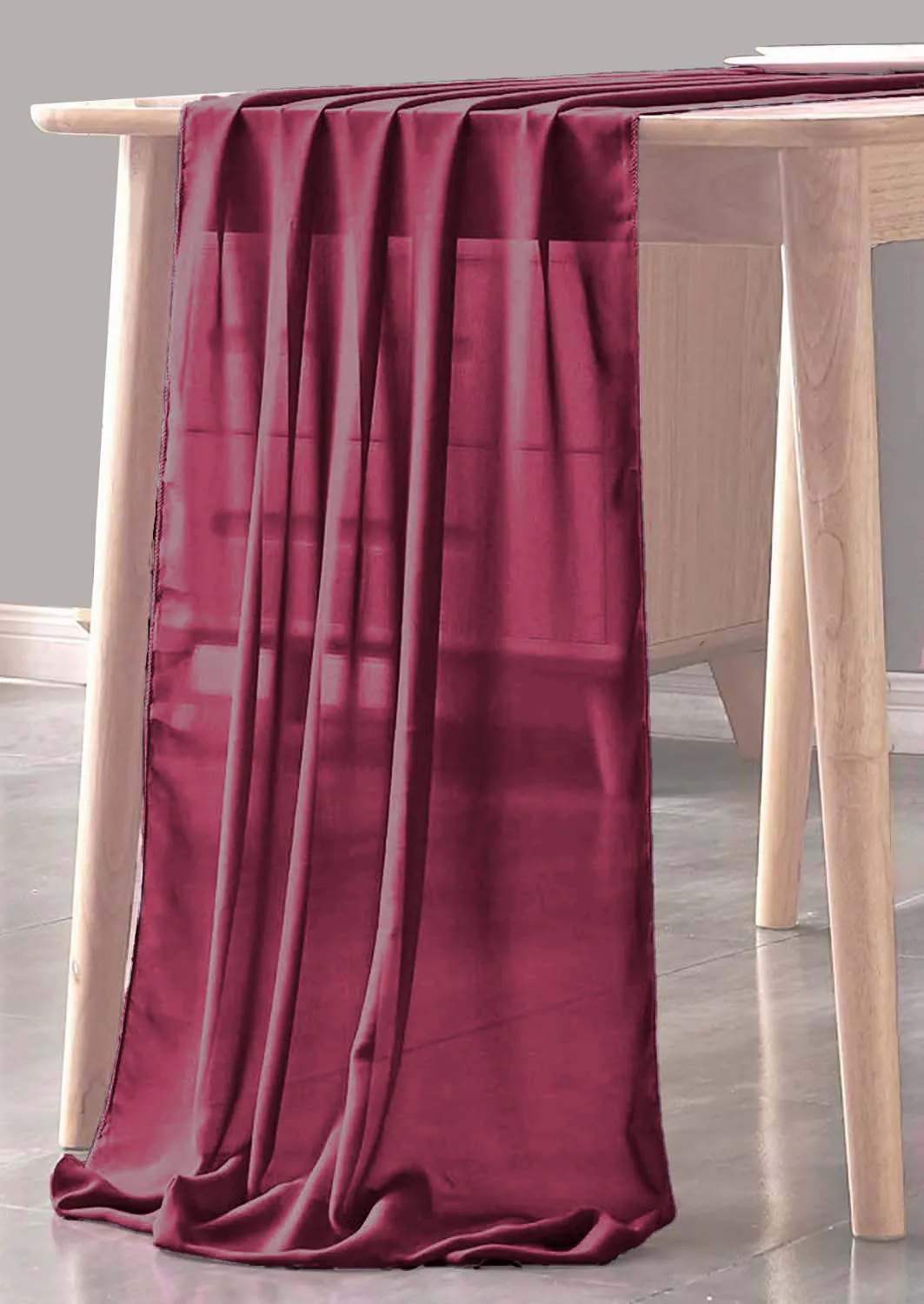 CHIFFON SHEER TABLE RUNNER (18" inches x 180" inches)
