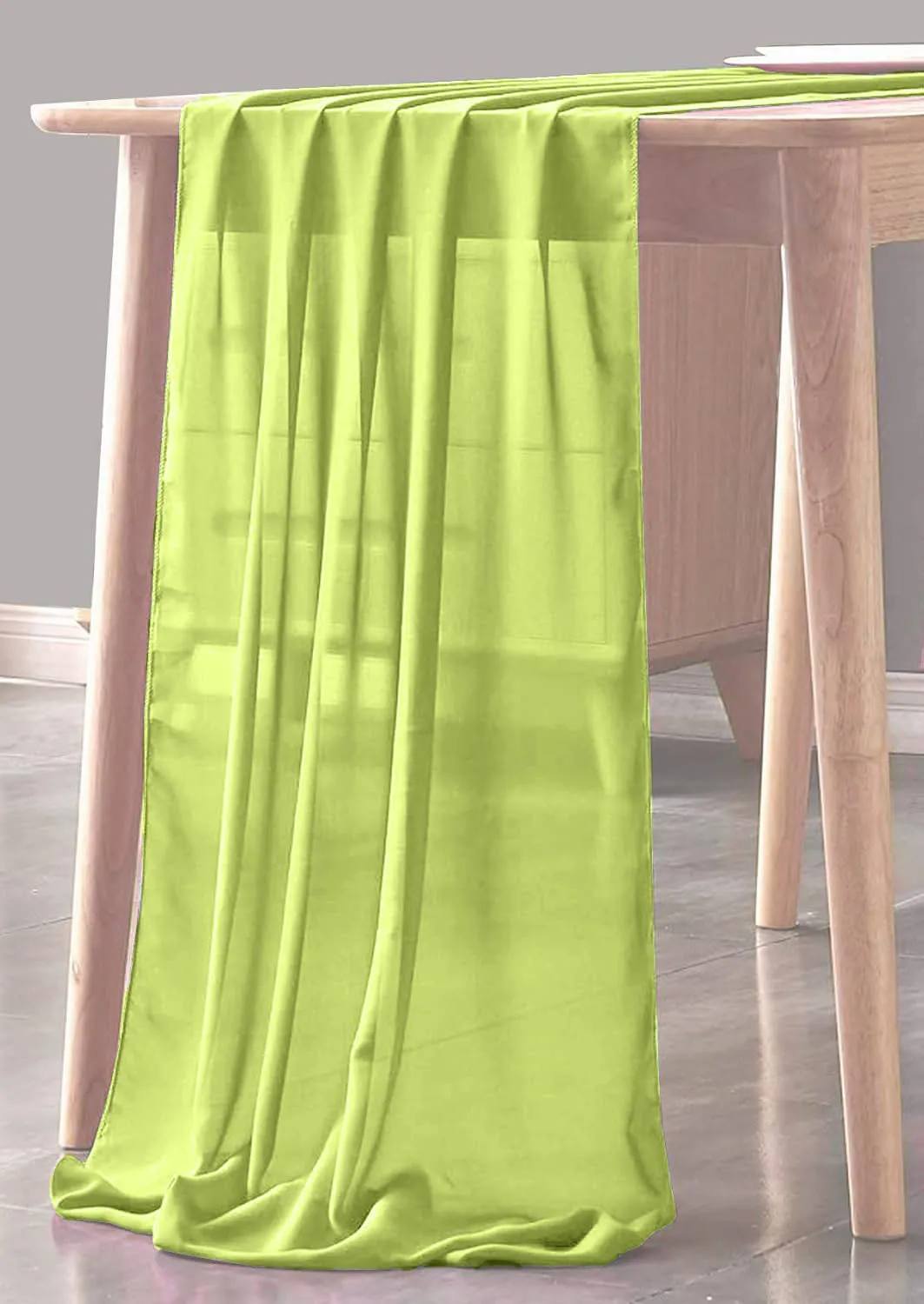 CHIFFON SHEER TABLE RUNNER (18" inches x 180" inches)