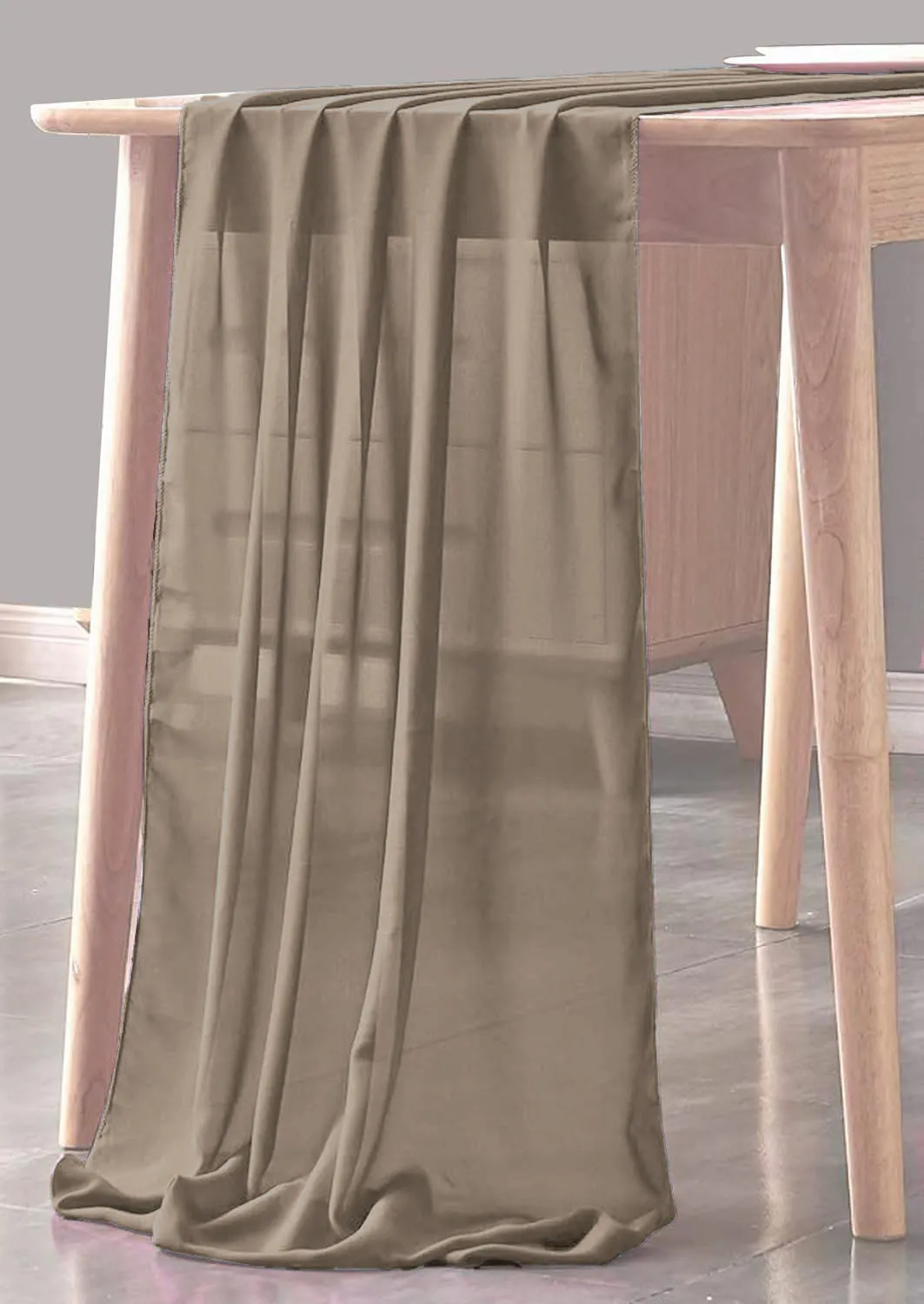 CHIFFON SHEER TABLE RUNNER (18" inches x 180" inches)