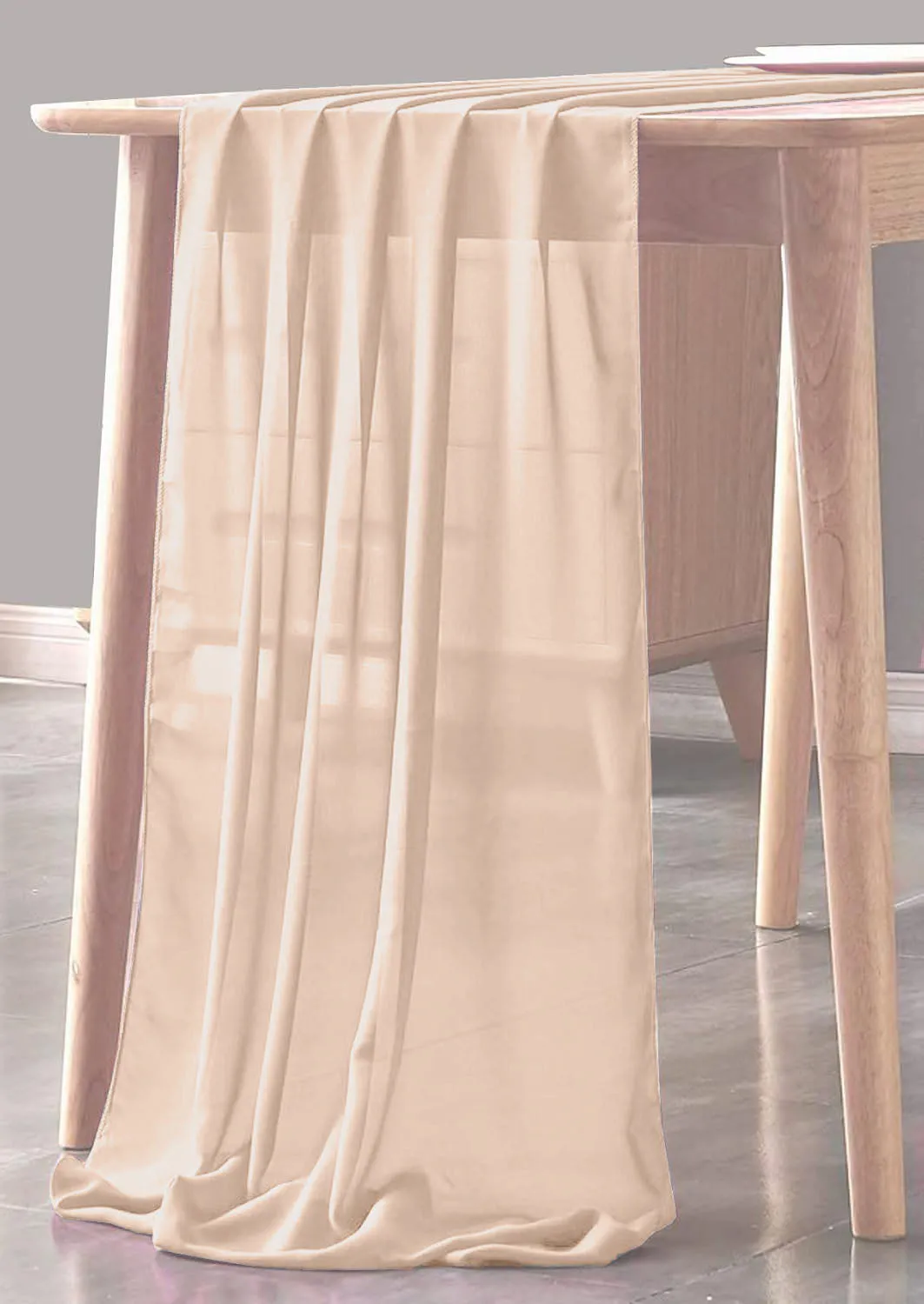 CHIFFON SHEER TABLE RUNNER (18" inches x 180" inches)