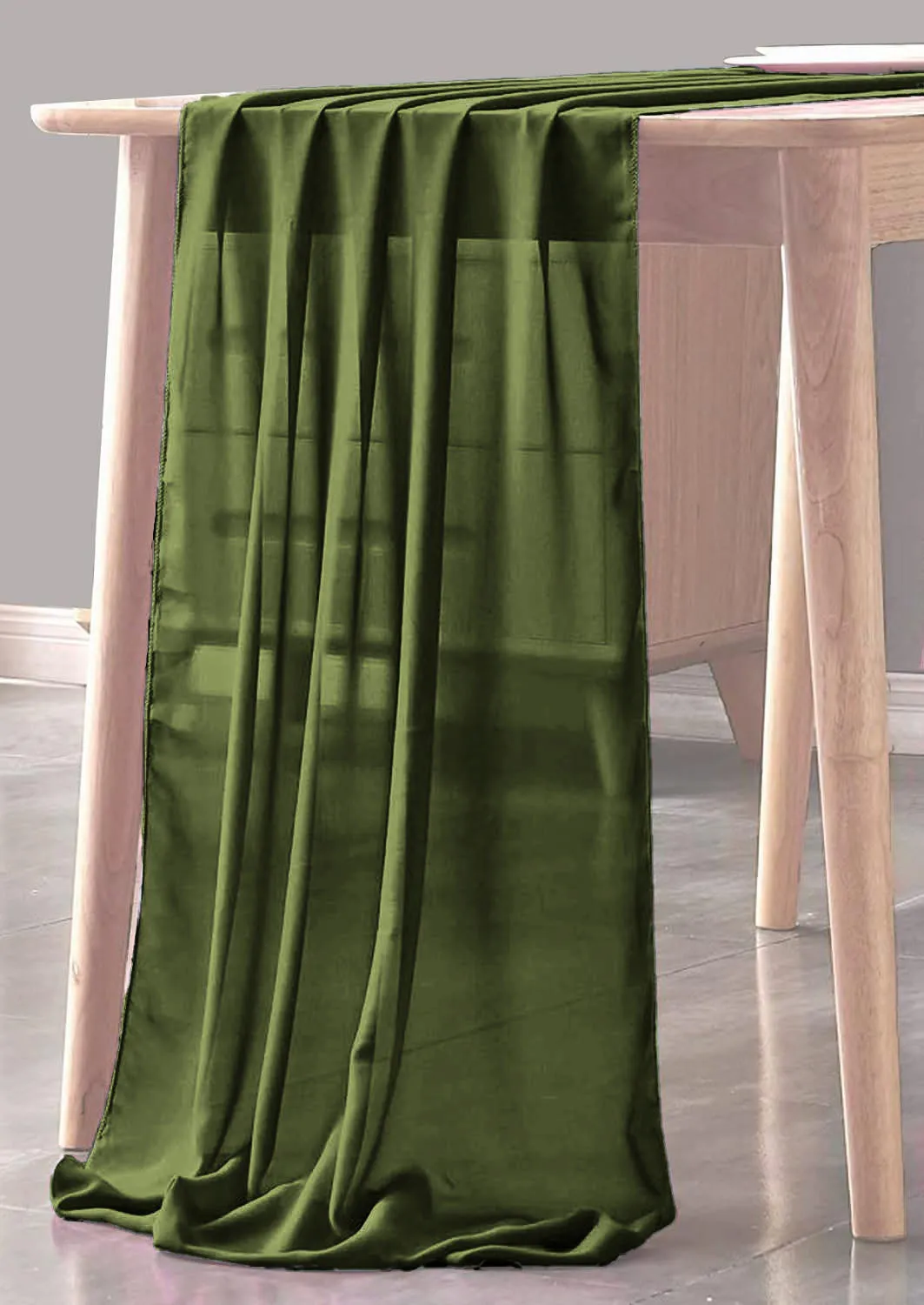 CHIFFON SHEER TABLE RUNNER (18" inches x 180" inches)
