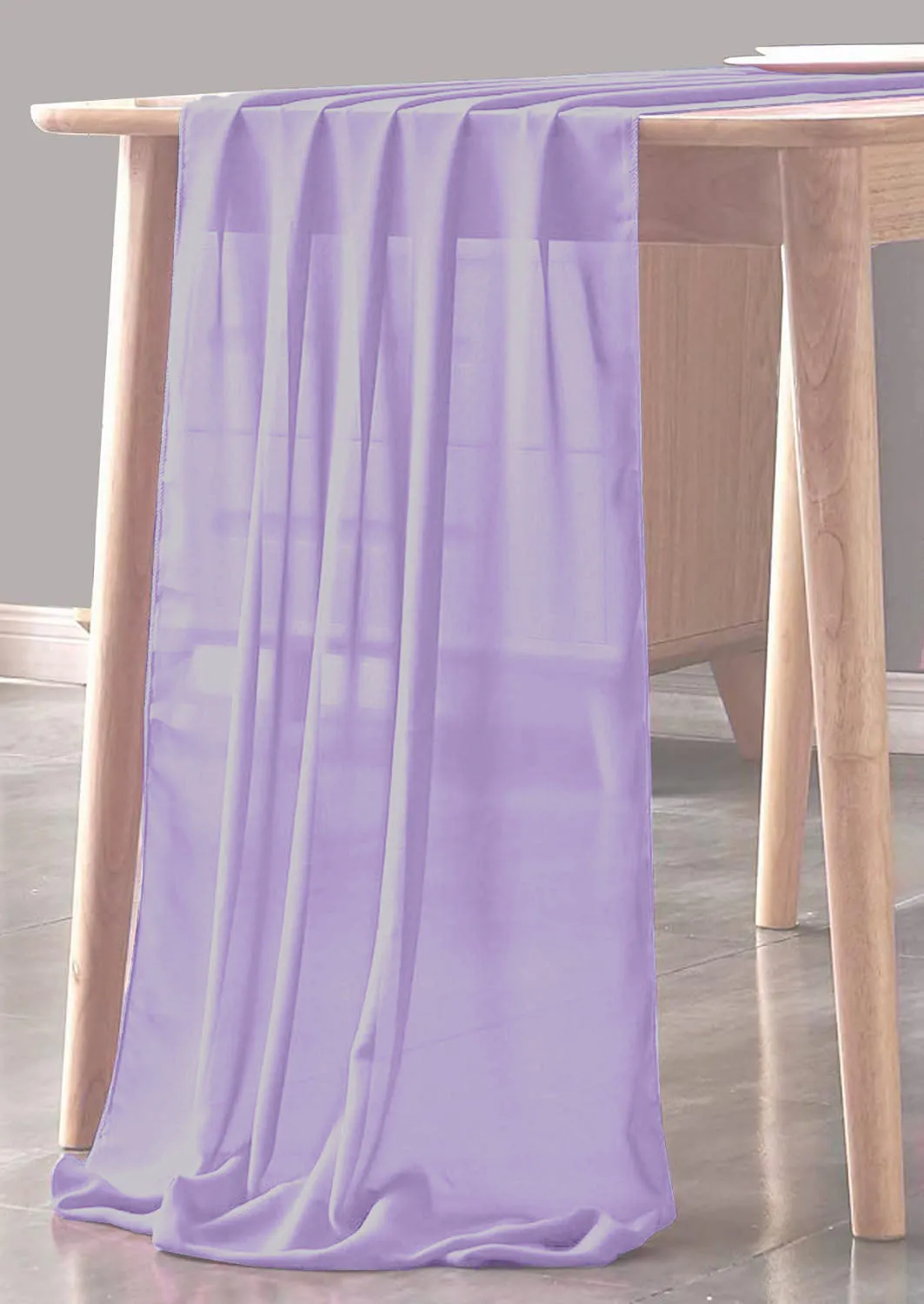 CHIFFON SHEER TABLE RUNNER (18" inches x 180" inches)
