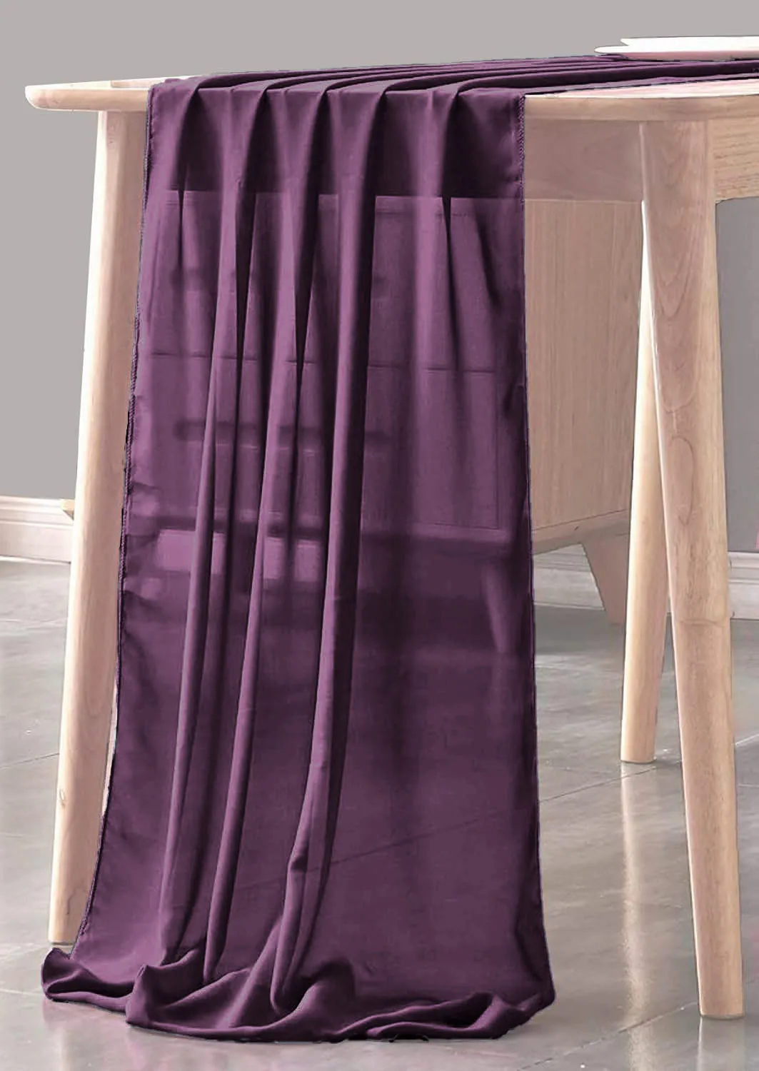 CHIFFON SHEER TABLE RUNNER (18" inches x 180" inches)