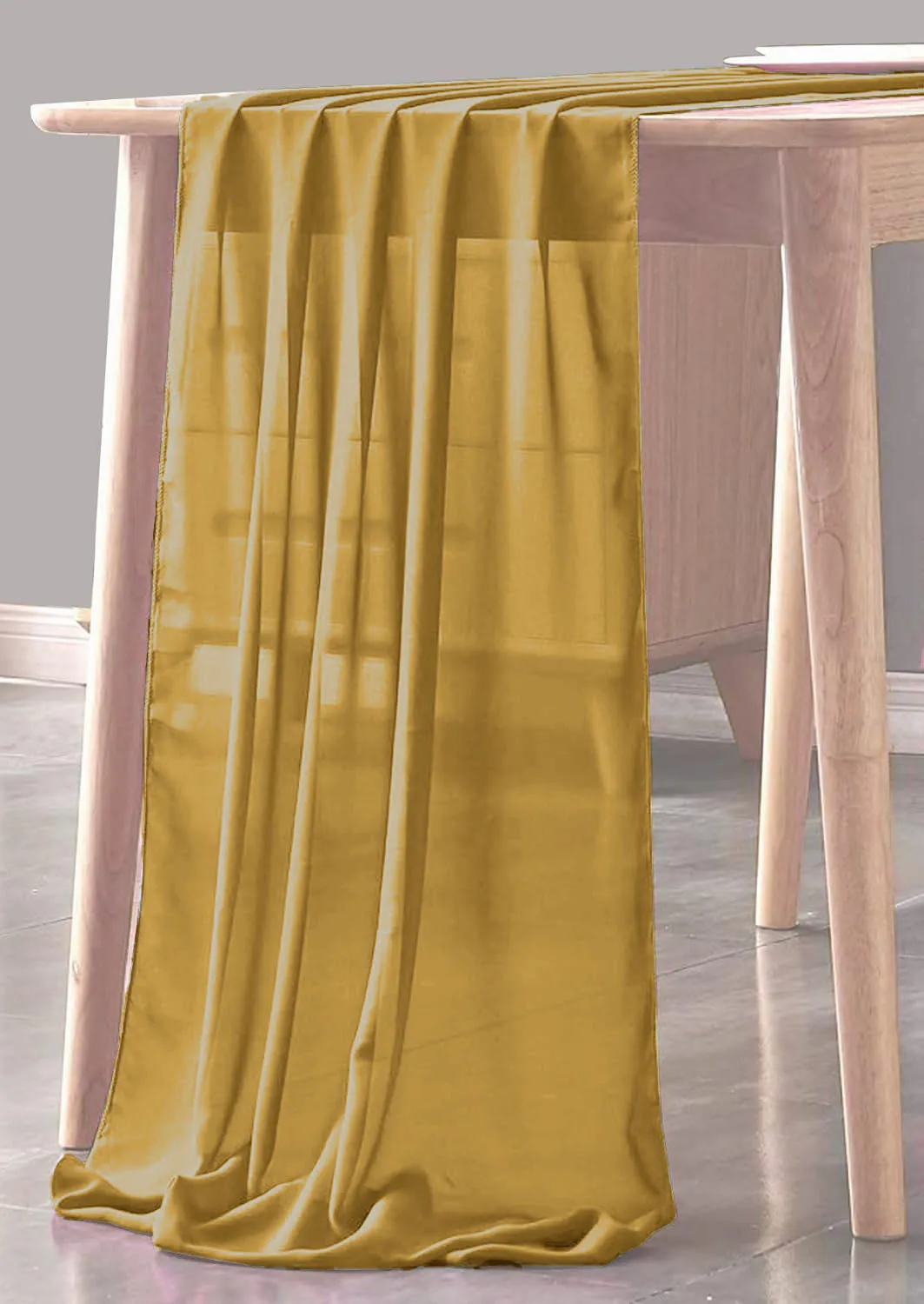 CHIFFON SHEER TABLE RUNNER (18" inches x 180" inches)