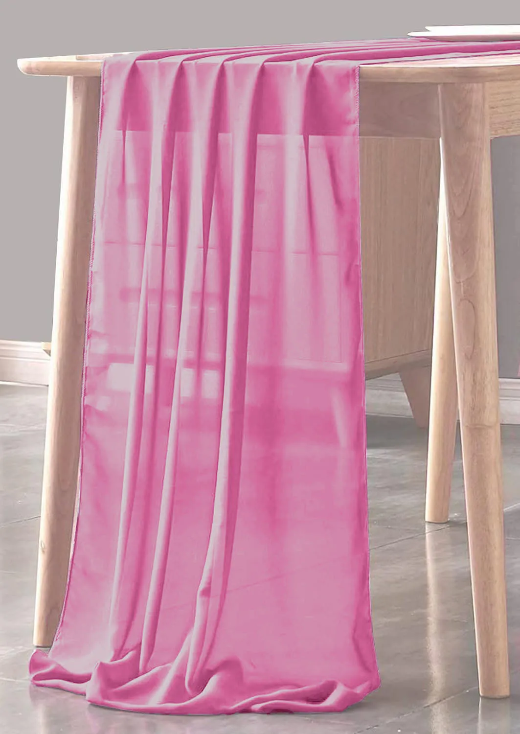 CHIFFON SHEER TABLE RUNNER (18" inches x 180" inches)