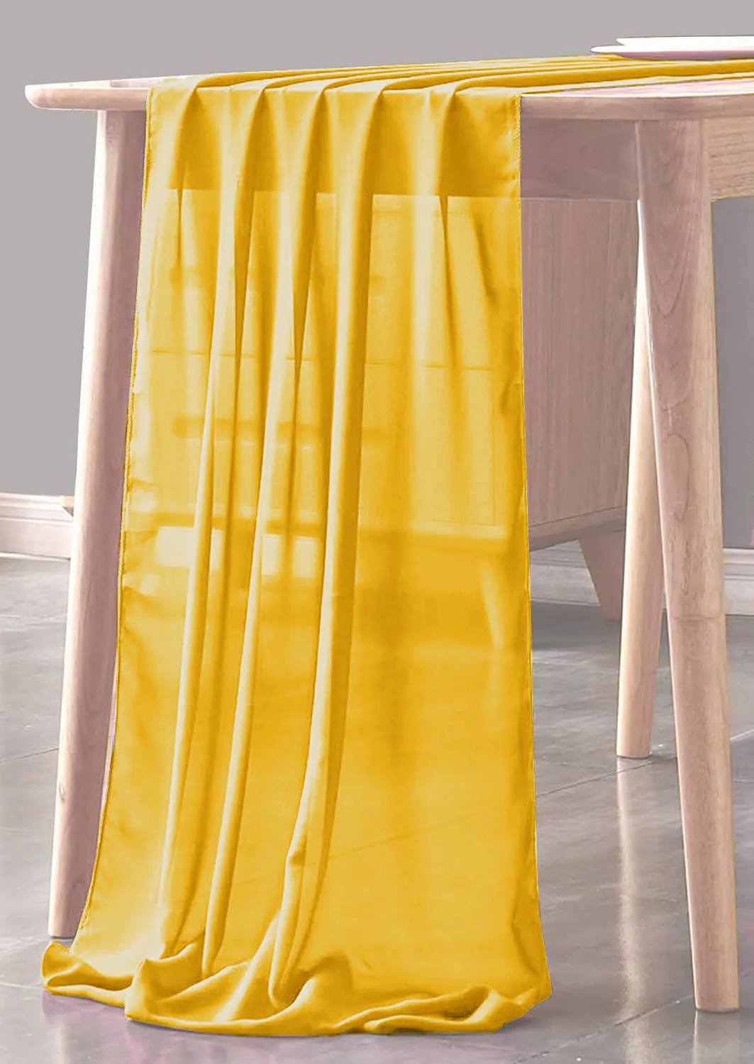 CHIFFON SHEER TABLE RUNNER (18" inches x 180" inches)