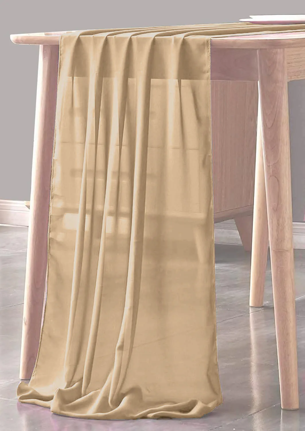 CHIFFON SHEER TABLE RUNNER (18" inches x 180" inches)