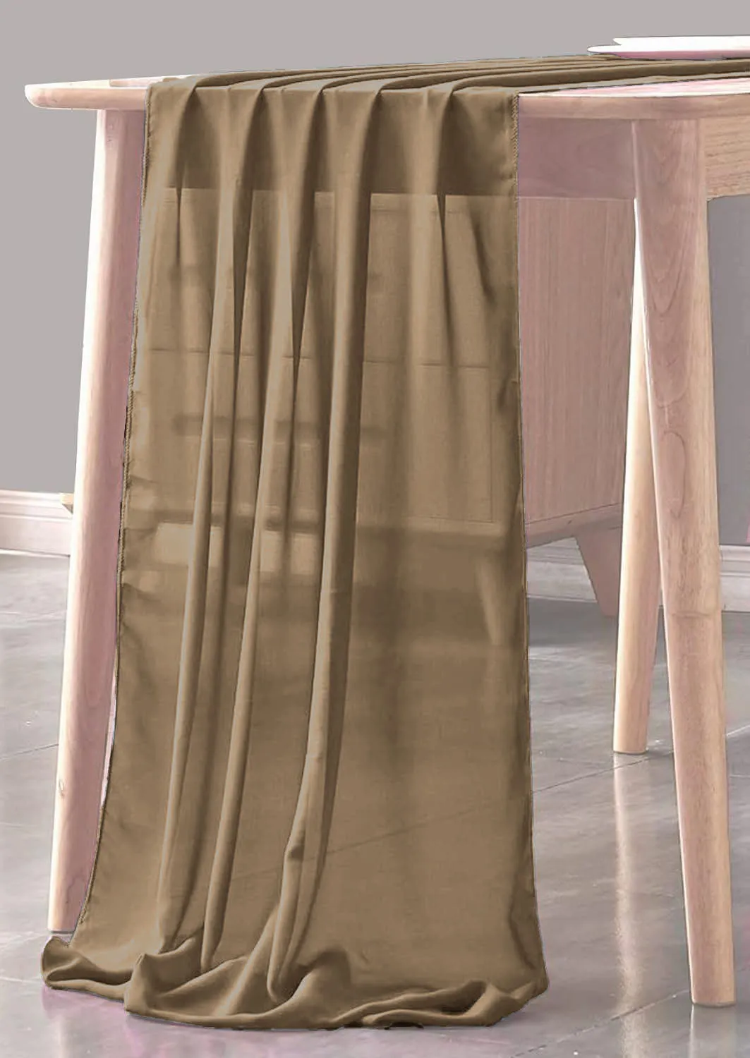 CHIFFON SHEER TABLE RUNNER (18" inches x 180" inches)