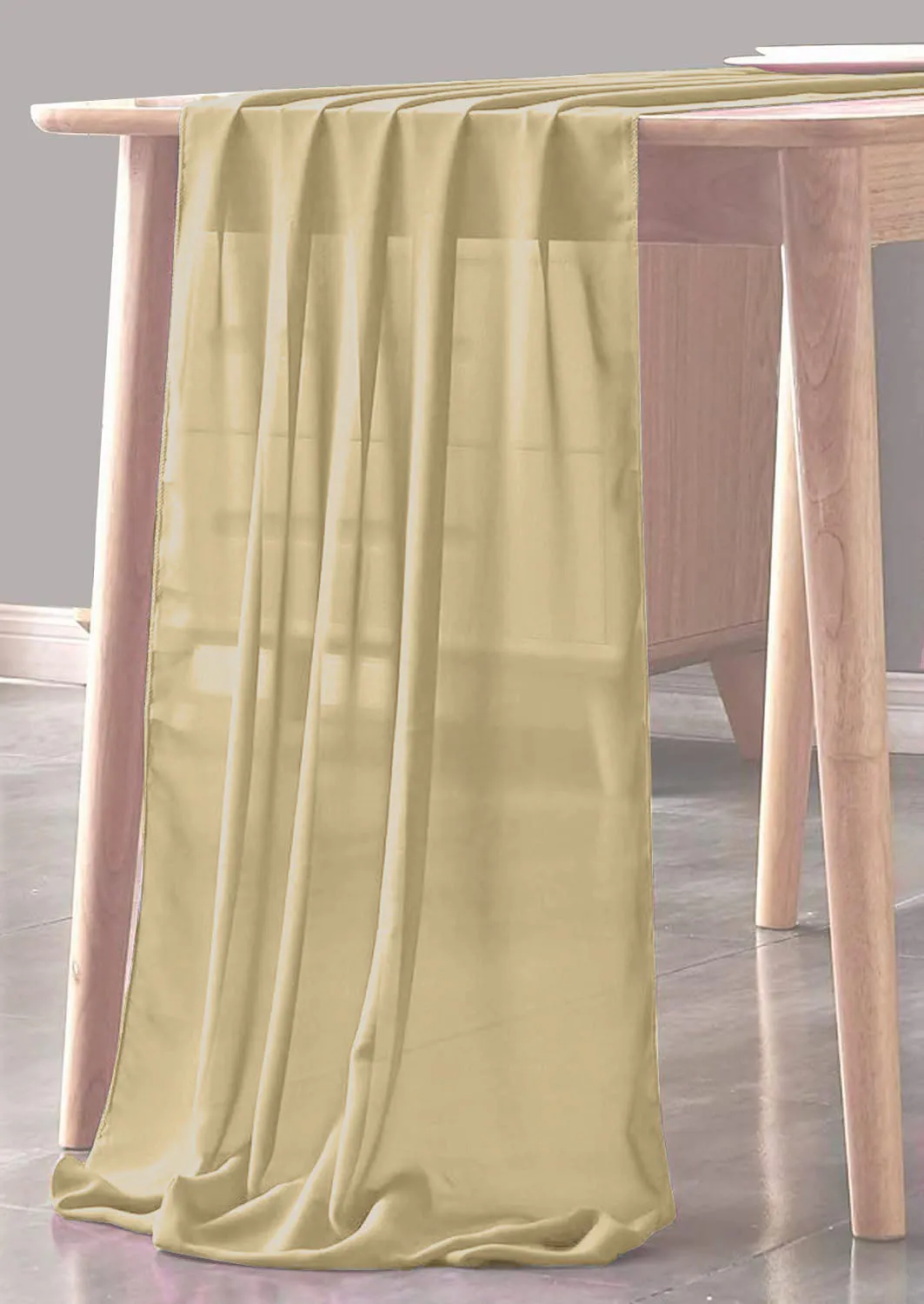 CHIFFON SHEER TABLE RUNNER (18" inches x 180" inches)
