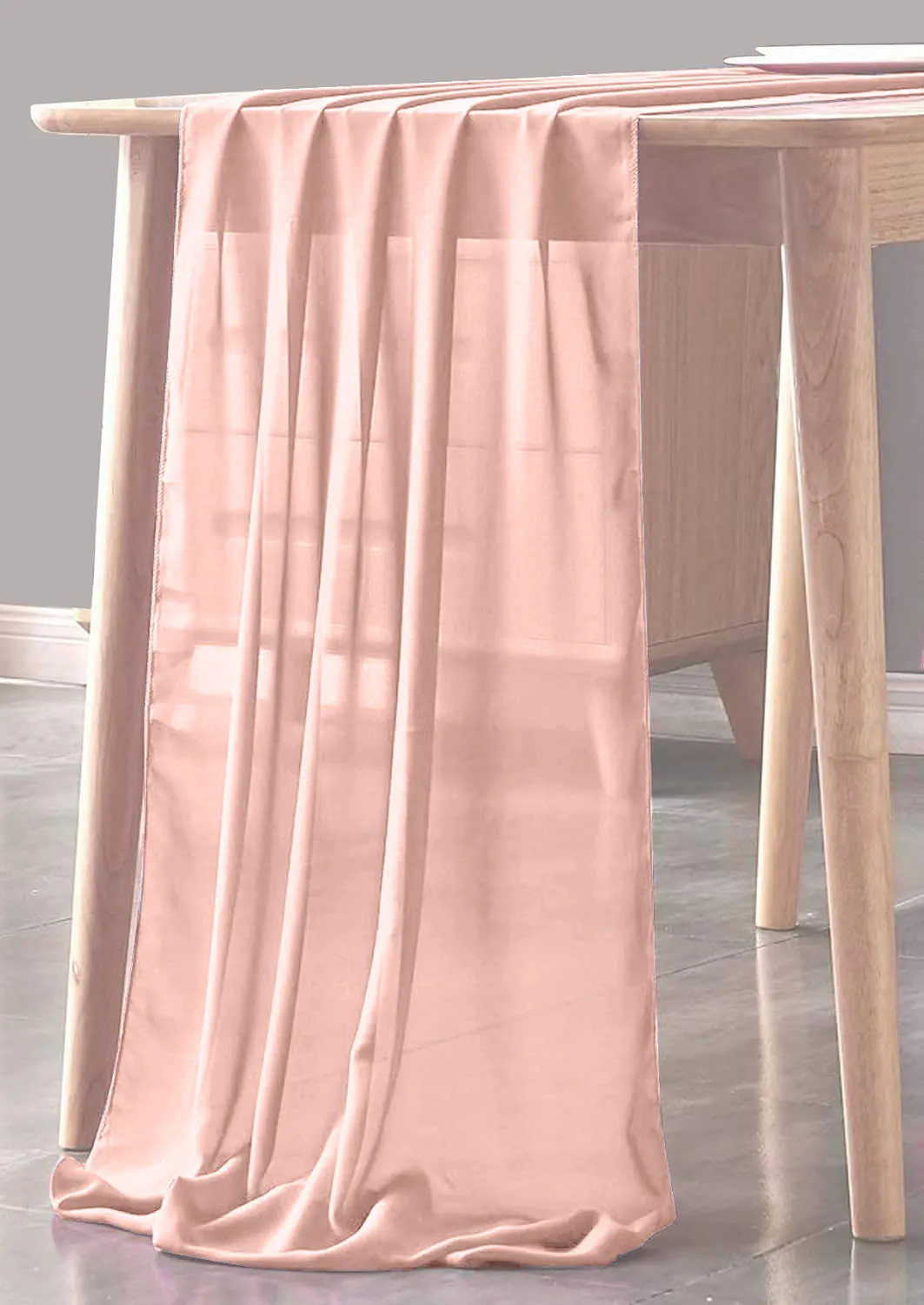 CHIFFON SHEER TABLE RUNNER (18" inches x 180" inches)