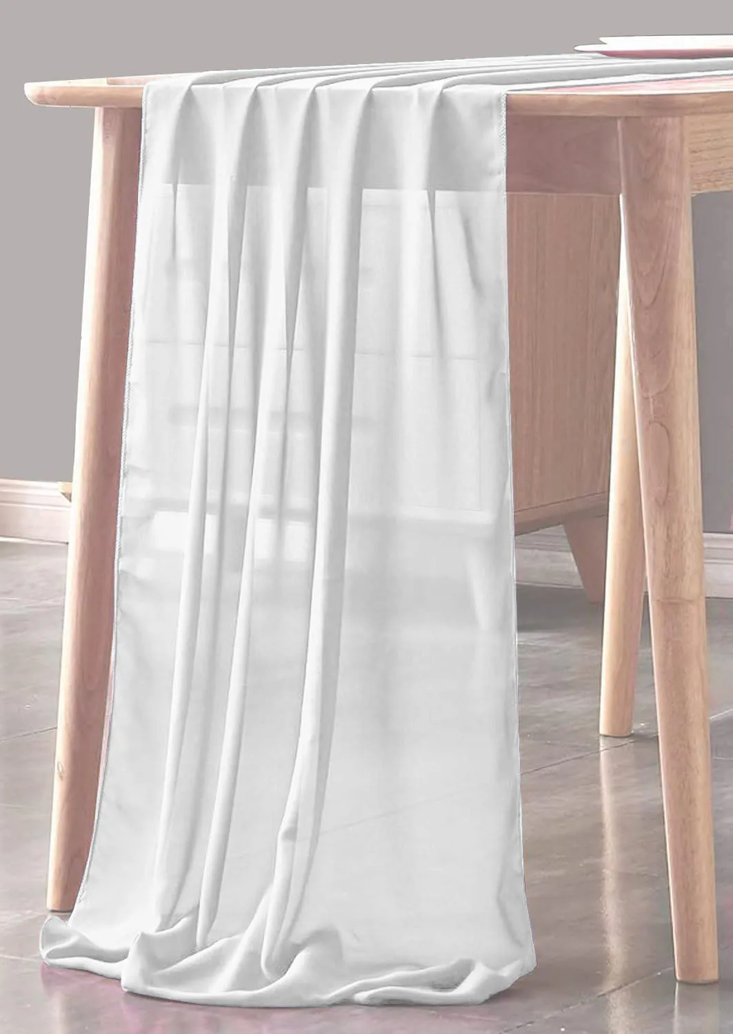 CHIFFON SHEER TABLE RUNNER (18" inches x 180" inches)