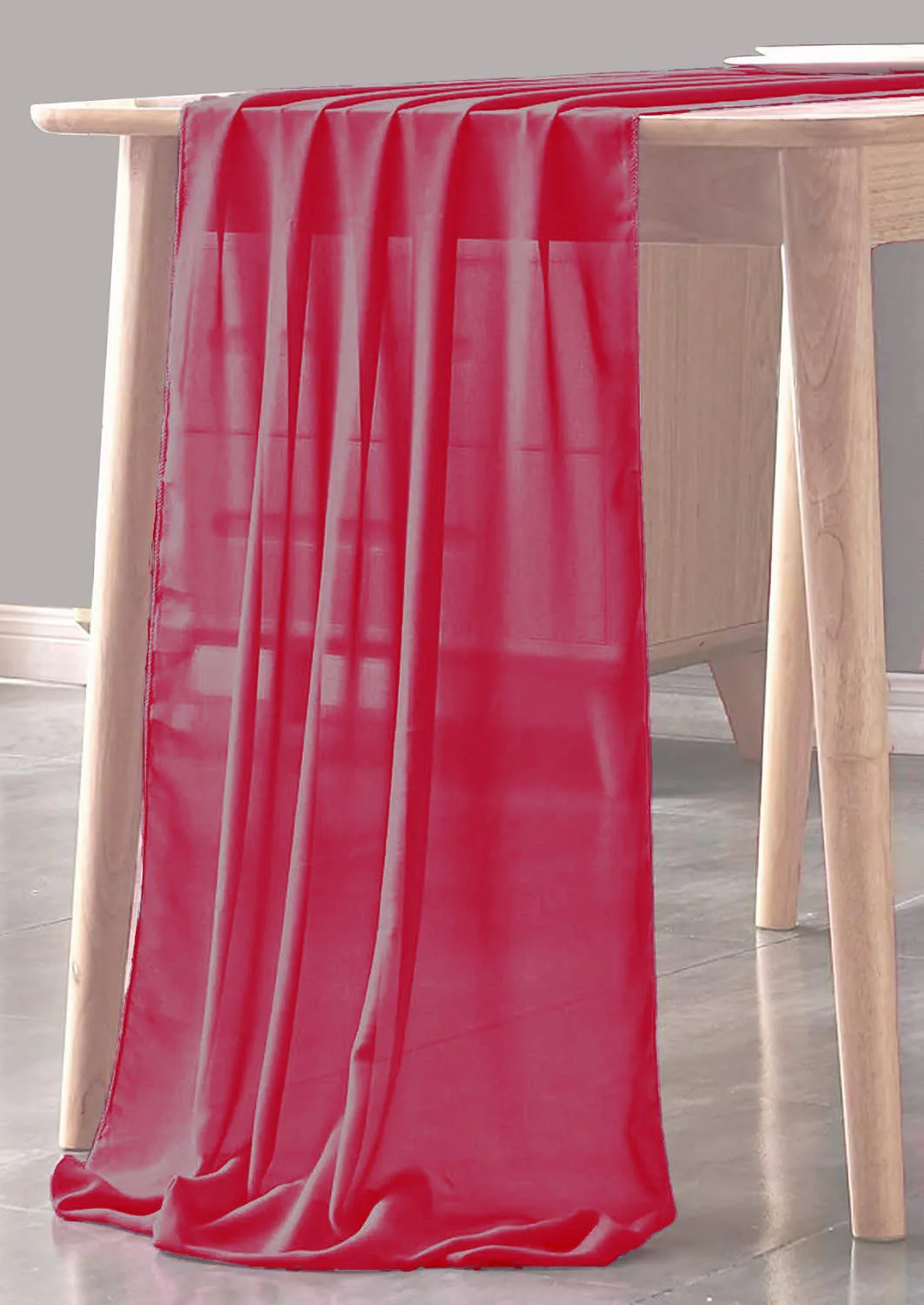 CHIFFON SHEER TABLE RUNNER (18" inches x 180" inches)