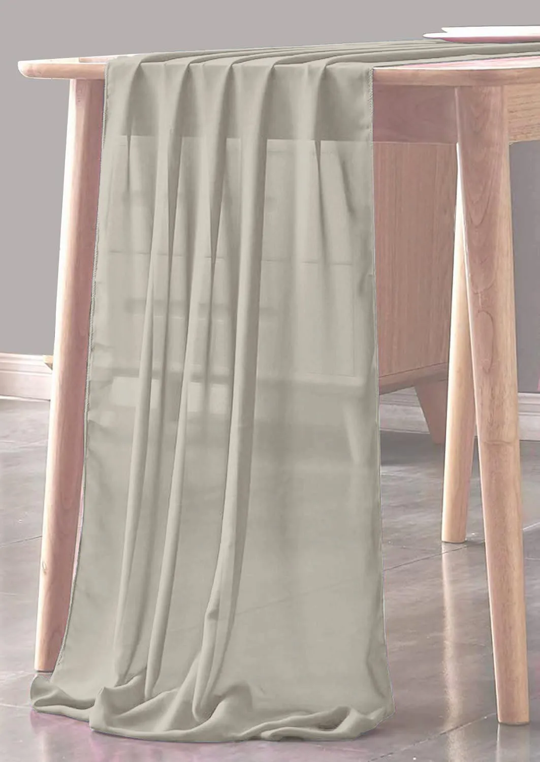 CHIFFON SHEER TABLE RUNNER (18" inches x 180" inches)