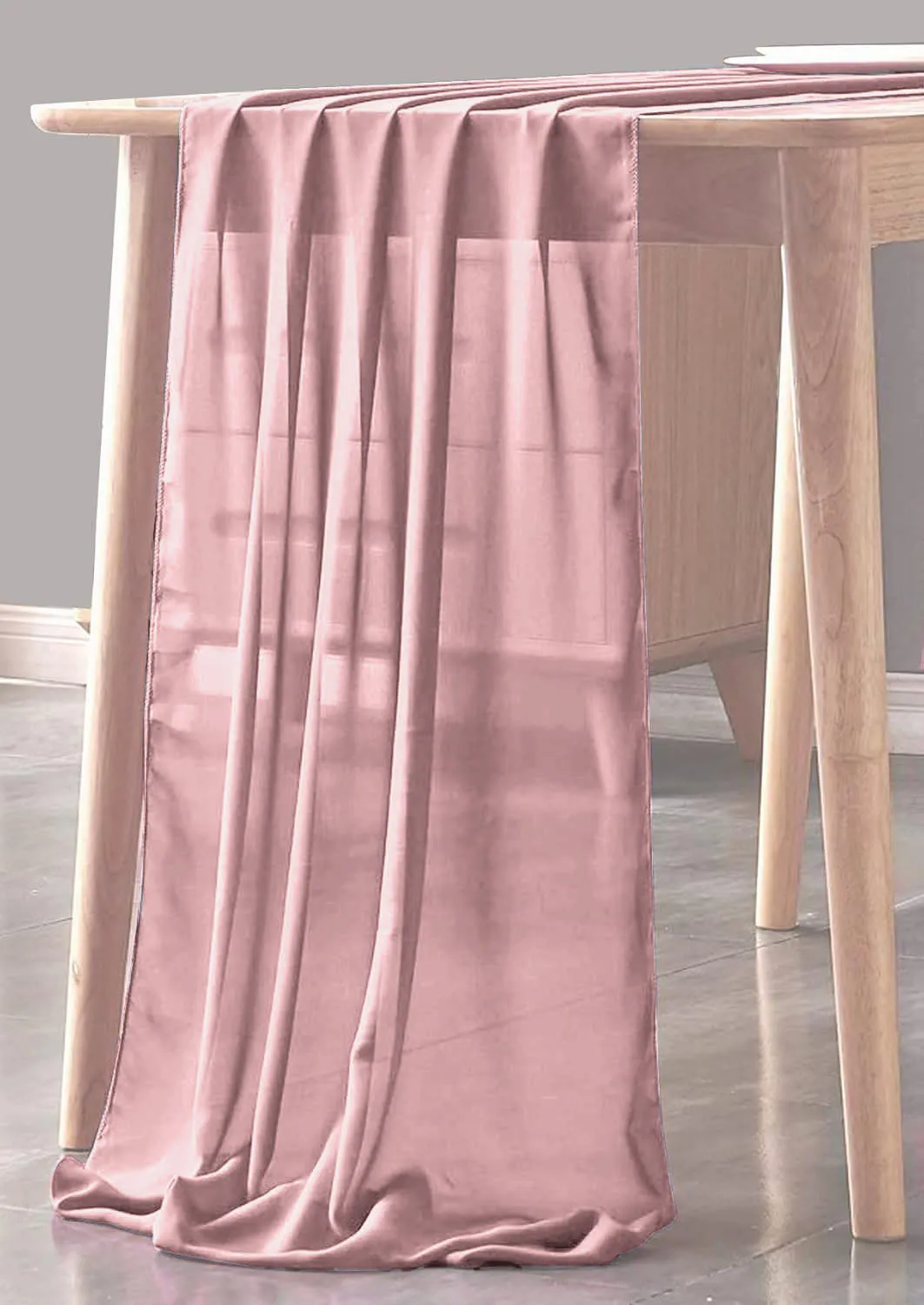 CHIFFON SHEER TABLE RUNNER (18" inches x 180" inches)