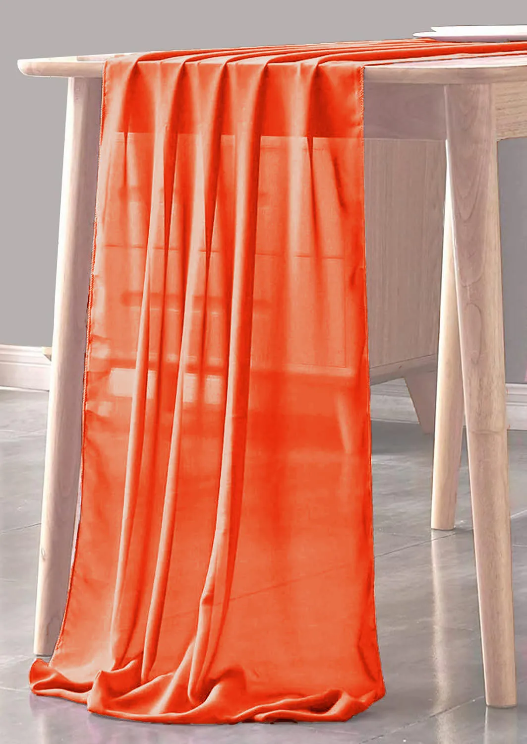 CHIFFON SHEER TABLE RUNNER (18" inches x 180" inches)