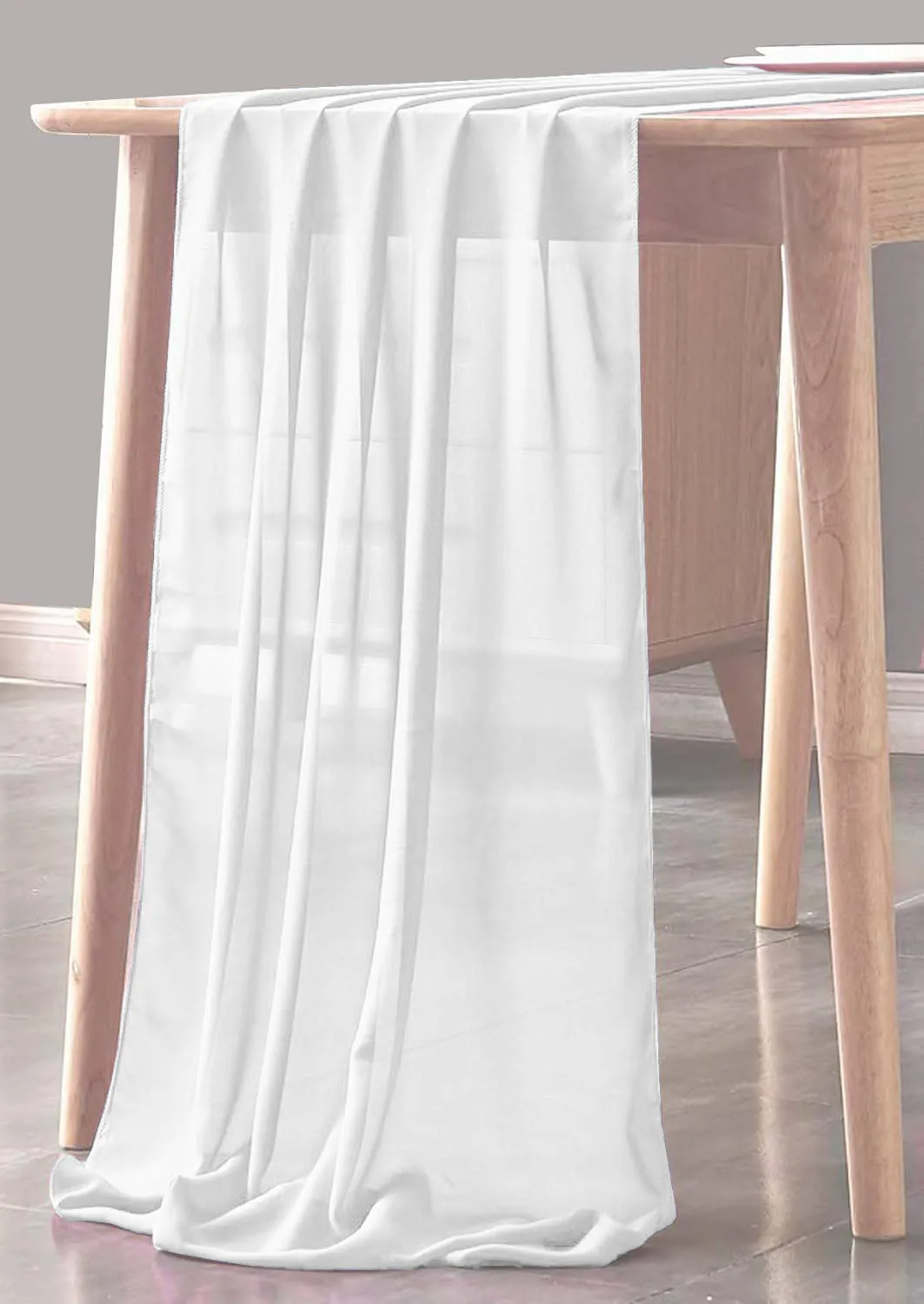 CHIFFON SHEER TABLE RUNNER (18" inches x 180" inches)