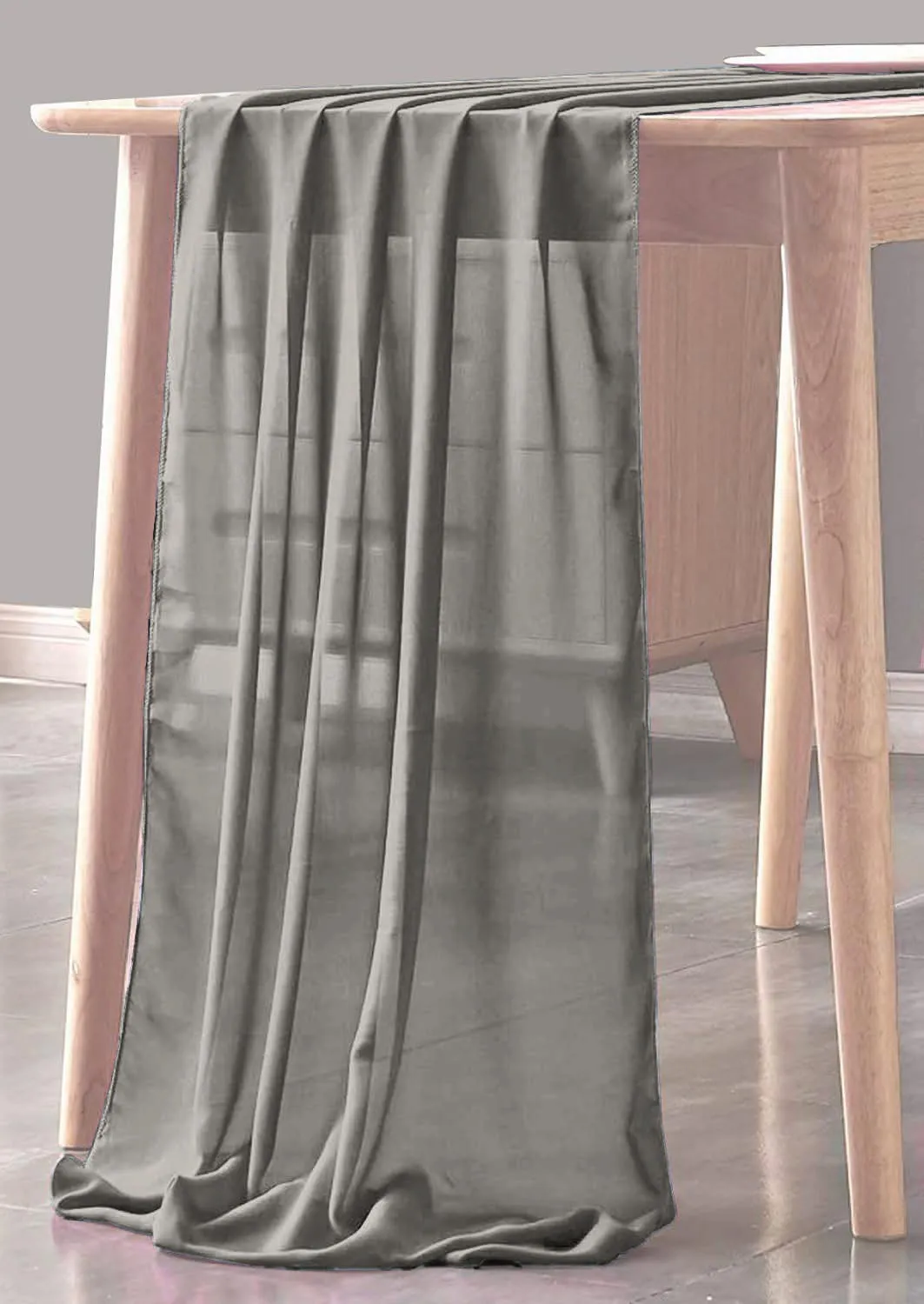 CHIFFON SHEER TABLE RUNNER (18" inches x 180" inches)