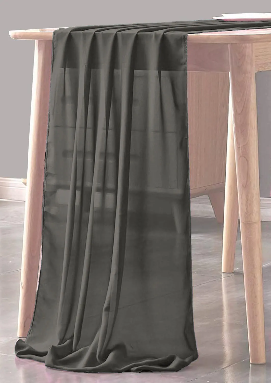 CHIFFON SHEER TABLE RUNNER (18" inches x 180" inches)