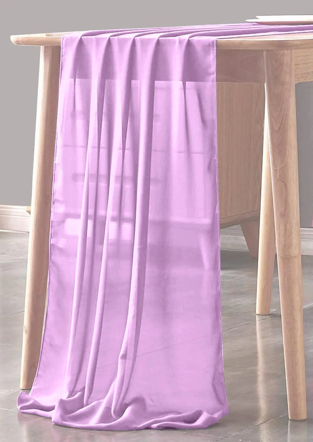 CHIFFON SHEER TABLE RUNNER (18" inches x 180" inches)