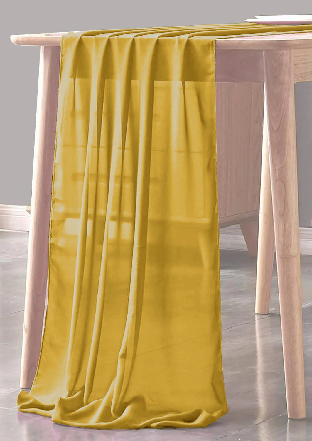 CHIFFON SHEER TABLE RUNNER (18" inches x 180" inches)