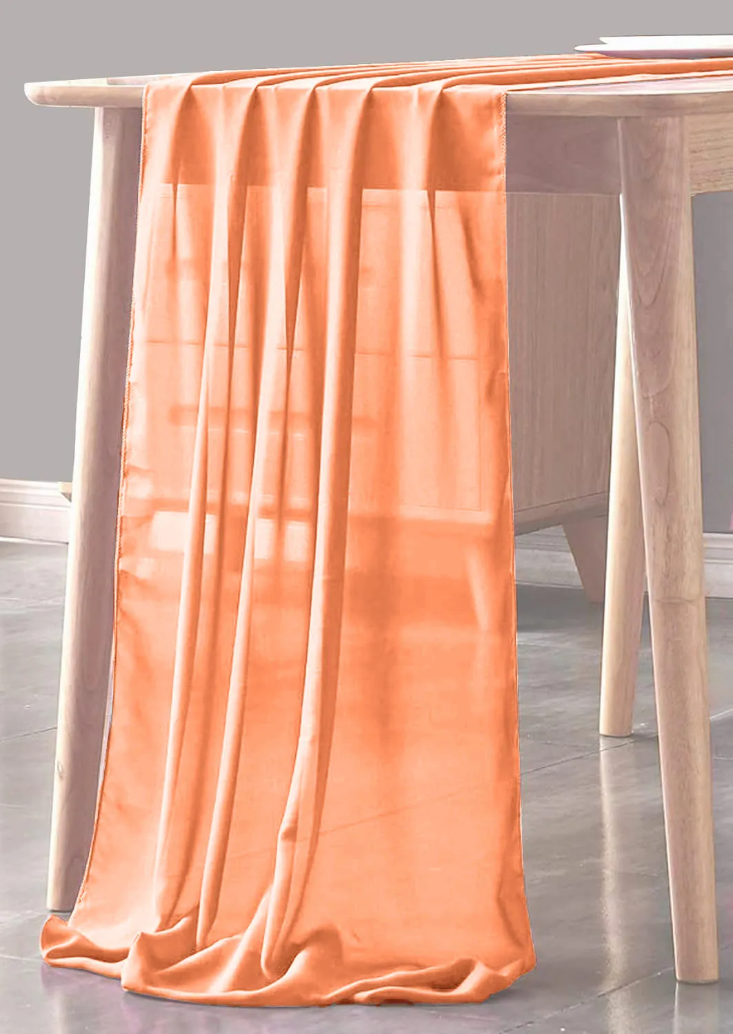 CHIFFON SHEER TABLE RUNNER (18" inches x 180" inches)
