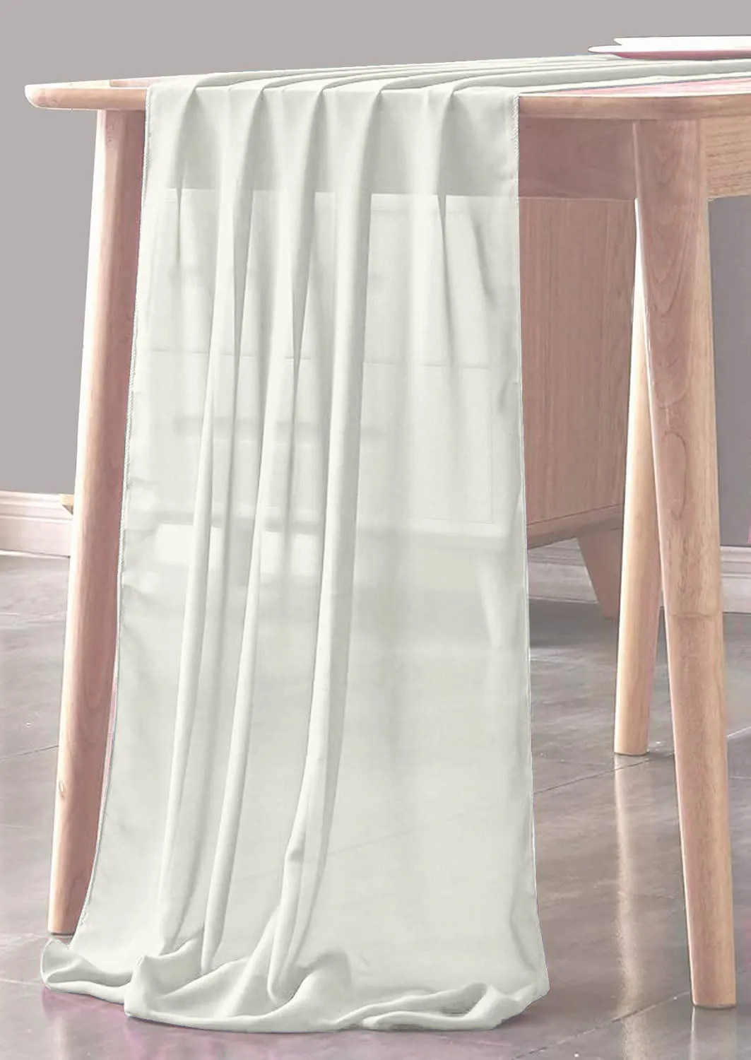 CHIFFON SHEER TABLE RUNNER (18" inches x 180" inches)